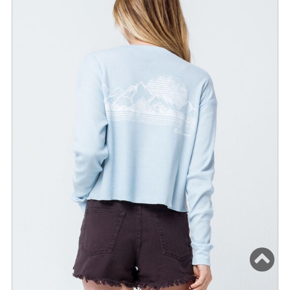 Billabong Cropped Light Blue Thermal (Tillys)